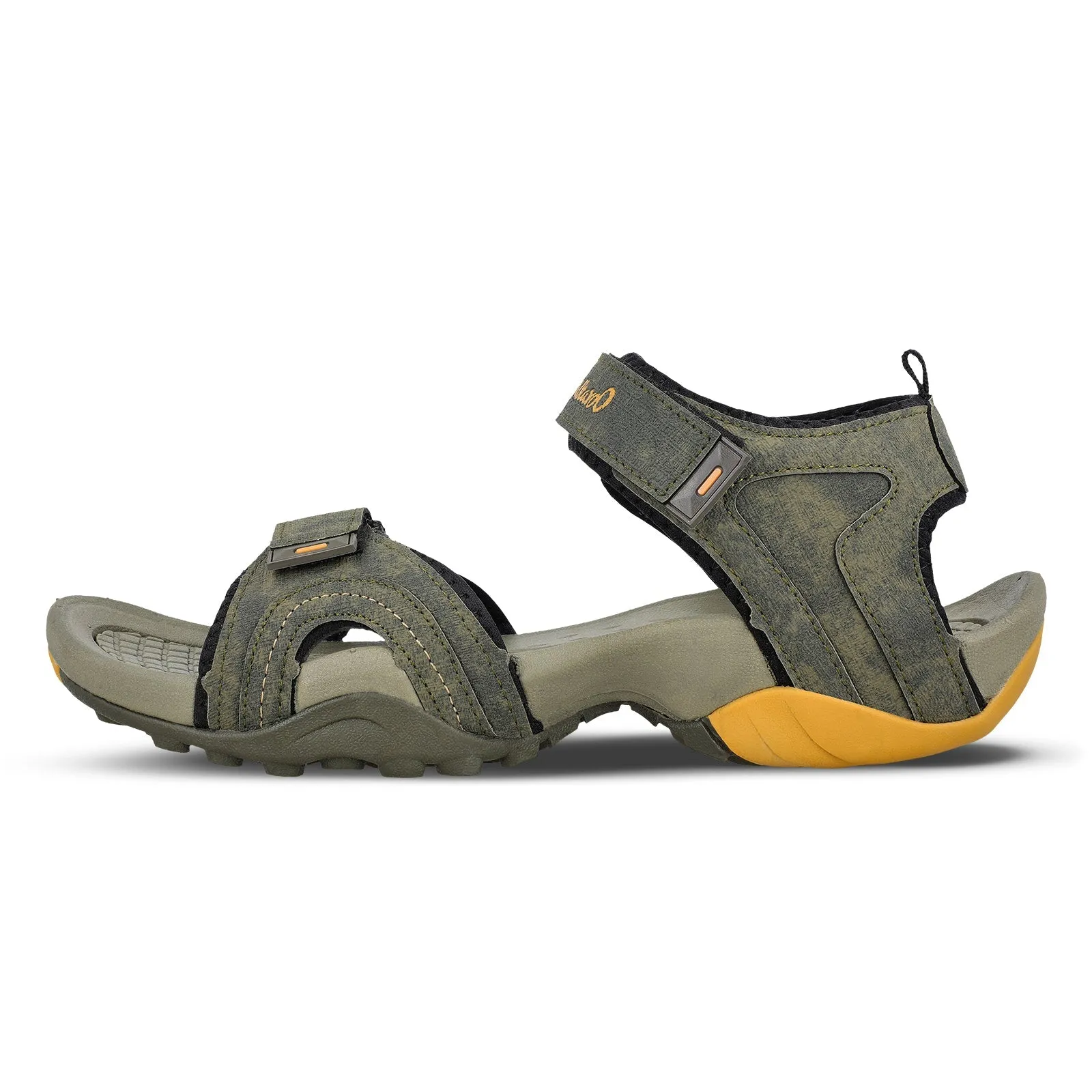 Walkaroo Men Sandals  - WC4415 Olive Green