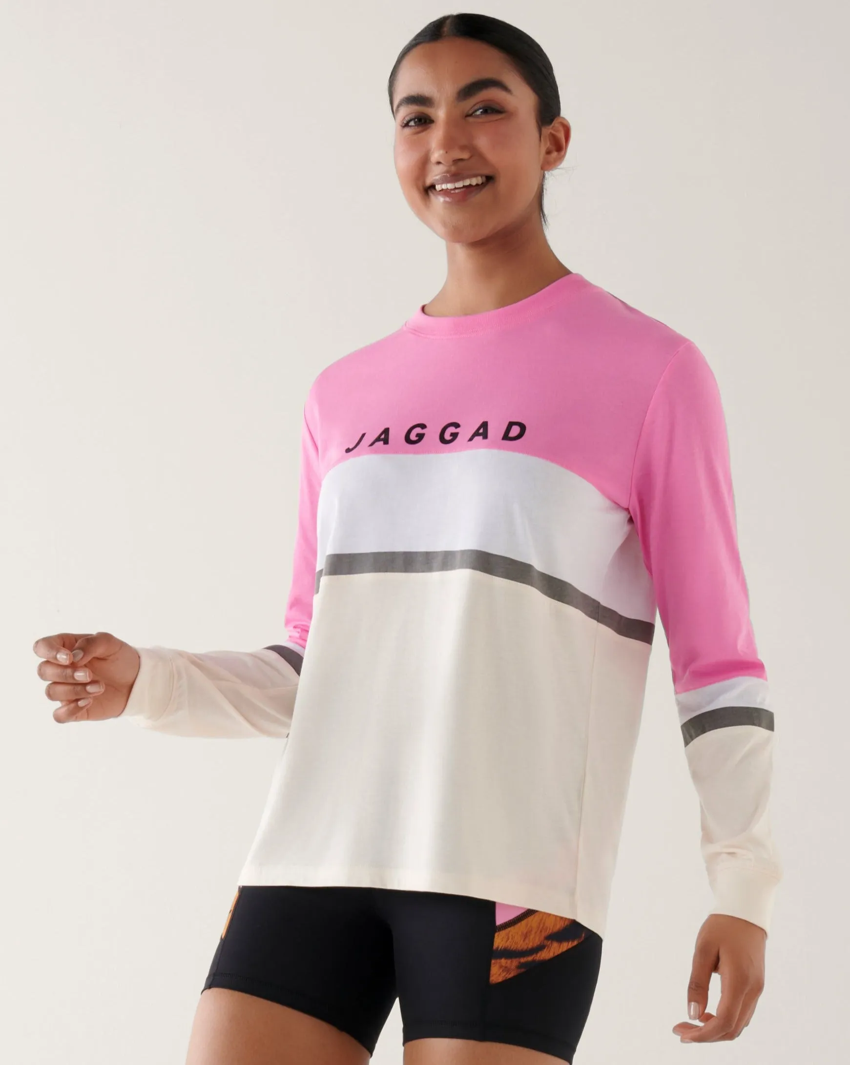 WESTWOOD LONG SLEEVE PANELLED TEE