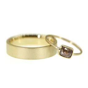 Yellow Gold Wedding Ring Set